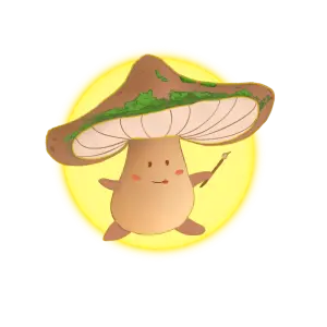 Mascotte champignon exemple de design